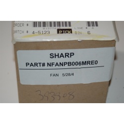 SHARP NFANPB006MRE0 FAN