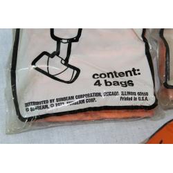 Sunbeam Vacuum Broom Cat. No. 95-77 Disposable Dust Bags - 1 package - 4 bags 