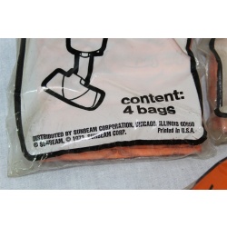 Sunbeam Vacuum Broom Cat. No. 95-77 Disposable Dust Bags - 1 package - 4 bags