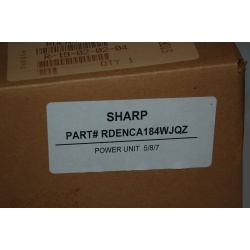 SHARP RDENCA184WJQZ POWER UNIT