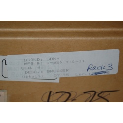 SONY 1-826-946-11 SPEAKER