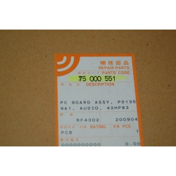 TOSHIBA 75000551 PCB