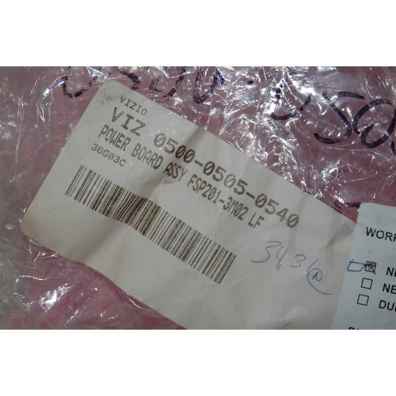 VIZIO 0500-0505-0540 PCB POWER