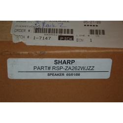 SHARP RSP-ZA262WJZZ SPEAKER