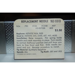 162-SS13 Pfanstiehl Diamond Needles Stylus Cartridge  #32 Original Package
