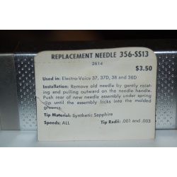 356-SS13 Pfanstiehl Diamond Needles Stylus Cartridge  #128 Original Package