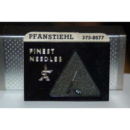 375-DS77 Pfanstiehl Diamond Needles Stylus Cartridge  #156 Original Package