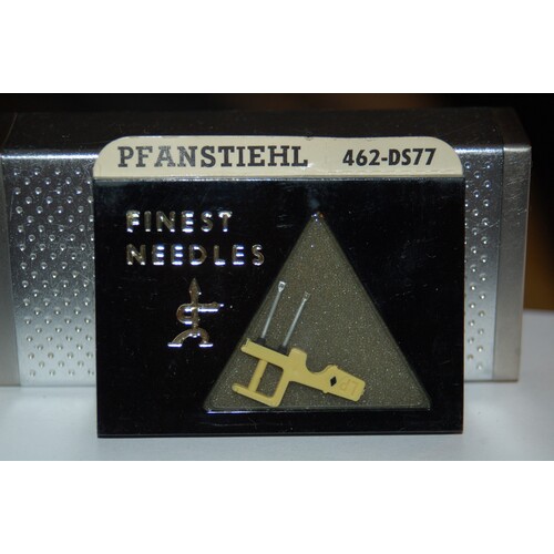 462-DS77 Pfanstiehl Diamond Needles Stylus Cartridge  #160 Original Package