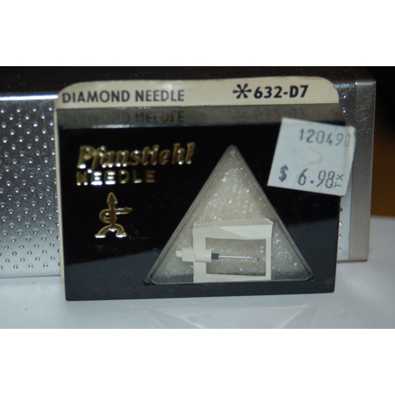 632-D7 Pfanstiehl Diamond Needles Stylus Cartridge  #267 Original Package