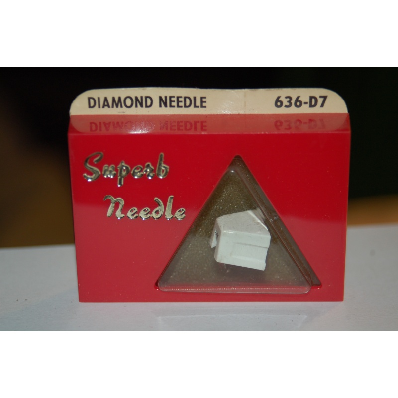 636-D7 Pfanstiehl Diamond Needles Stylus Cartridge  #272 Original Package