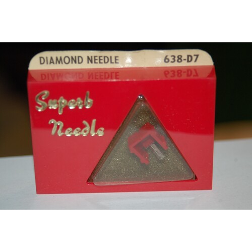 638-D7 Pfanstiehl Diamond Needles Stylus Cartridge  #275 Original Package