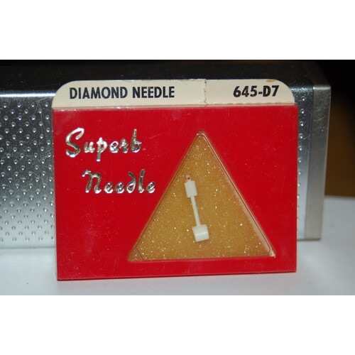 645-D7 Pfanstiehl Diamond Needles Stylus Cartridge  #283 Original Package