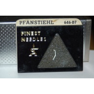 646-D7 Pfanstiehl Diamond Needles Stylus Cartridge  #285 Original Package