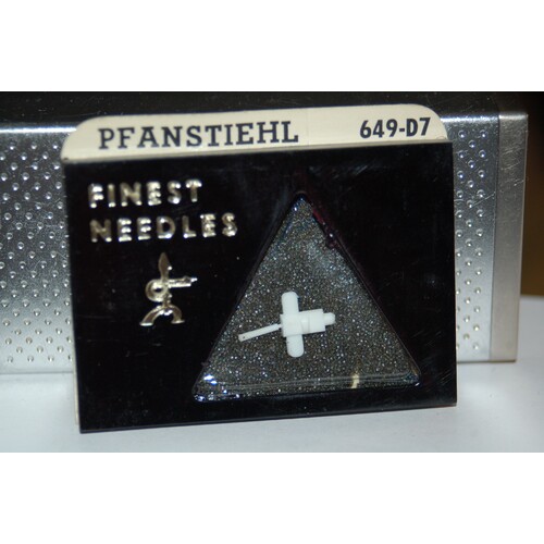 649-D7 Pfanstiehl Diamond Needles Stylus Cartridge  #293 Original Package