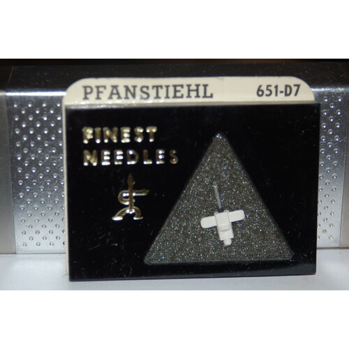 651-D7 Pfanstiehl Diamond Needles Stylus Cartridge  #300 Original Package