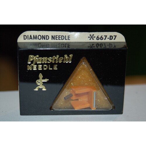 667-D7 Pfanstiehl Diamond Needles Stylus Cartridge  #326 Original Package