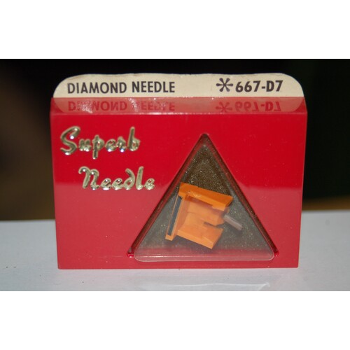667-D7 Pfanstiehl Diamond Needles Stylus Cartridge  #327 Original Package