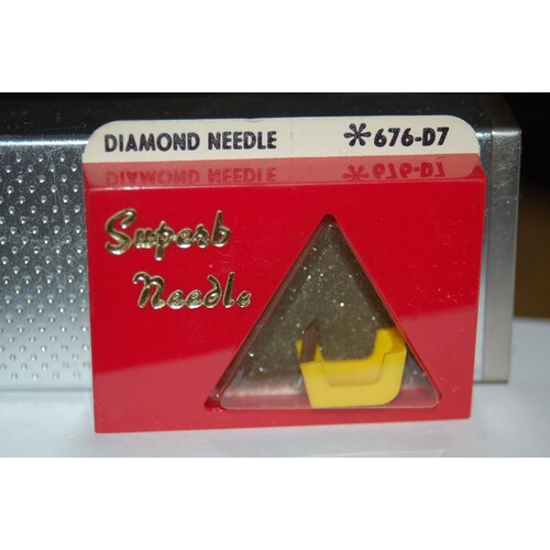 676-D7 Pfanstiehl Diamond Needles Stylus Cartridge  #340 Original Package