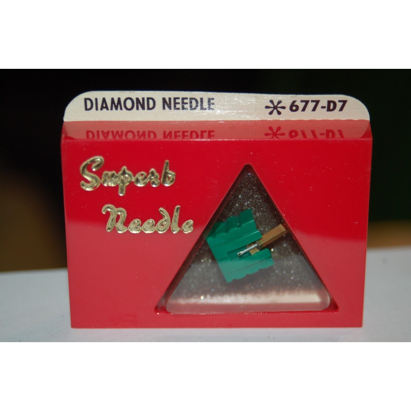 677-D7 Pfanstiehl Diamond Needles Stylus Cartridge  #341 Original Package