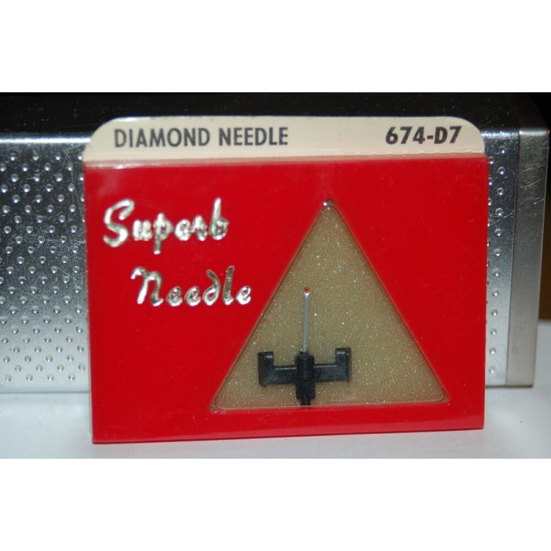 674-D7 Pfanstiehl Diamond Needles Stylus Cartridge  #342 Original Package