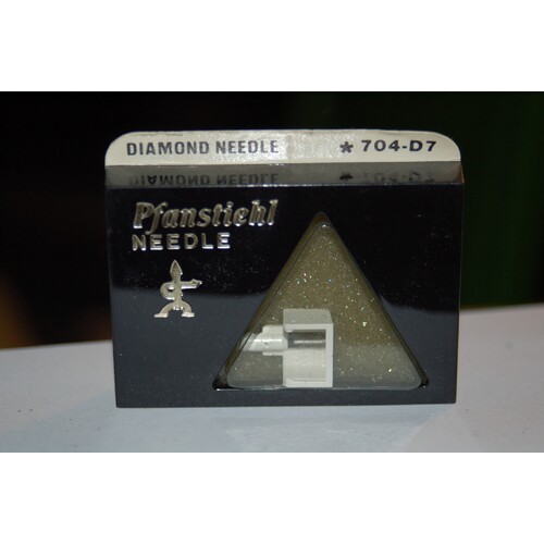 704-D7 Pfanstiehl Diamond Needles Stylus Cartridge  #398 Original Package
