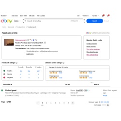 5109D Replacement Phonograph Needle Stylus Head Shell 64198