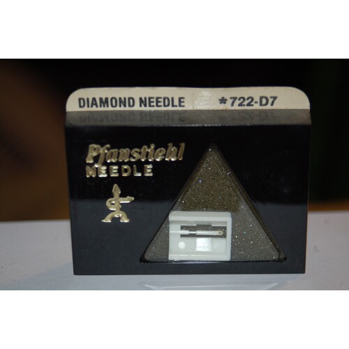 722-D7 Pfanstiehl Diamond Needles Stylus Cartridge  #443 Original Package