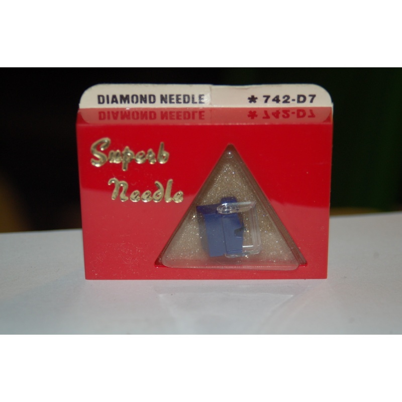 742-D7 Pfanstiehl Diamond Needles Stylus Cartridge  #481 Original Package