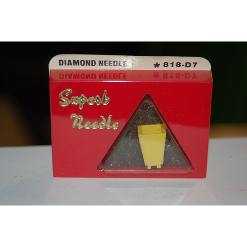 818-D7 Pfanstiehl Diamond Needles Stylus Cartridge  #546 Original Package