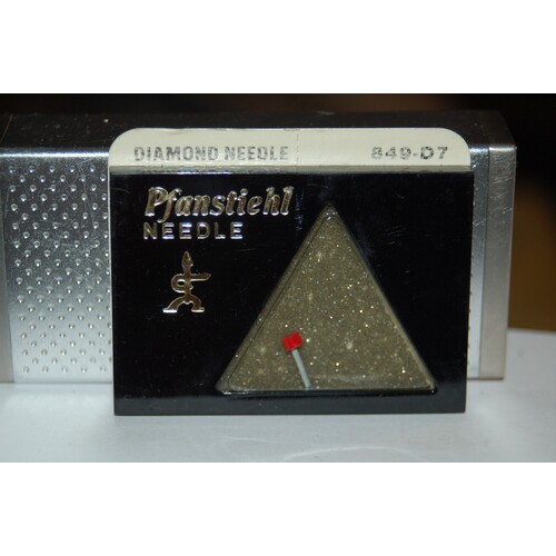 849-D7 Pfanstiehl Diamond Needles Stylus Cartridge  #567 Original Package