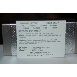 M854-DS77 Pfanstiehl Diamond Needles Stylus Cartridge  #574 Original Package