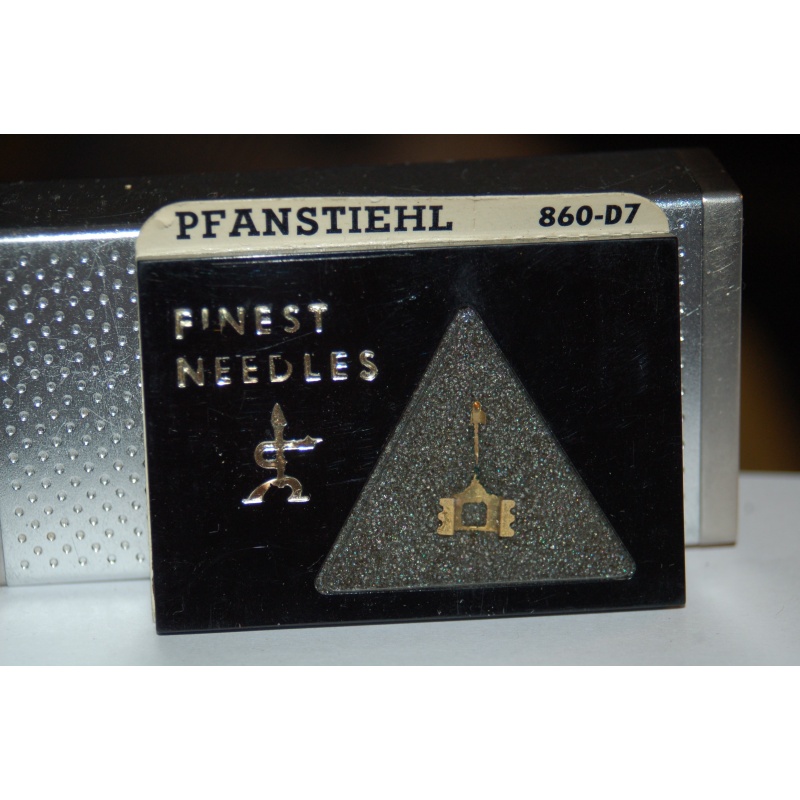 860-D7 Pfanstiehl Diamond Needles Stylus Cartridge  #598 Original Package