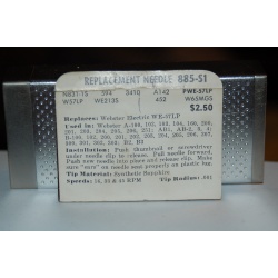 885-S1 Pfanstiehl Diamond Needles Stylus Cartridge  #612 Original Package