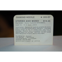 900-D7 Pfanstiehl Diamond Needles Stylus Cartridge  #625 Original Package
