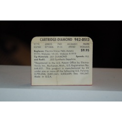 942-DS13 Pfanstiehl Diamond Needles Stylus Cartridge  #658 Original Package