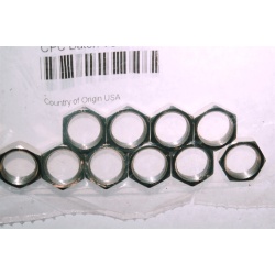 Pack of 10 - CPC Colder 100900 Panel Nut for MC Series Panel Mount Couplings