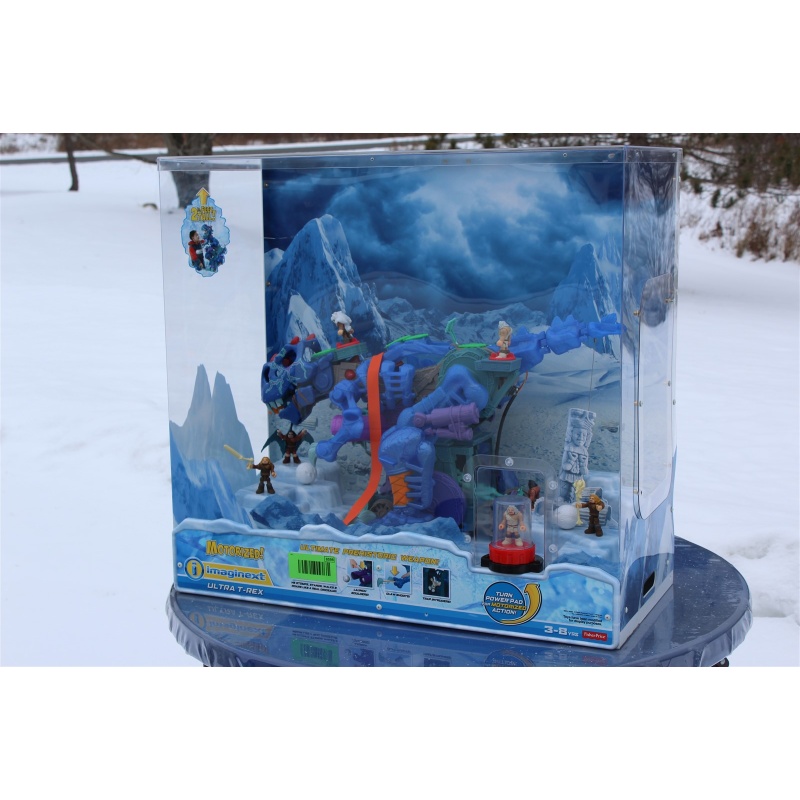 Fisher-Price Imaginext Ultra T-Rex Motorized Stomps Stands Roars Walks -Deposit