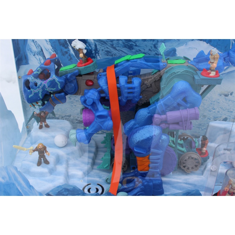 Fisher-Price Imaginext Ultra T-Rex Motorized Stomps Stands Roars Walks -Deposit