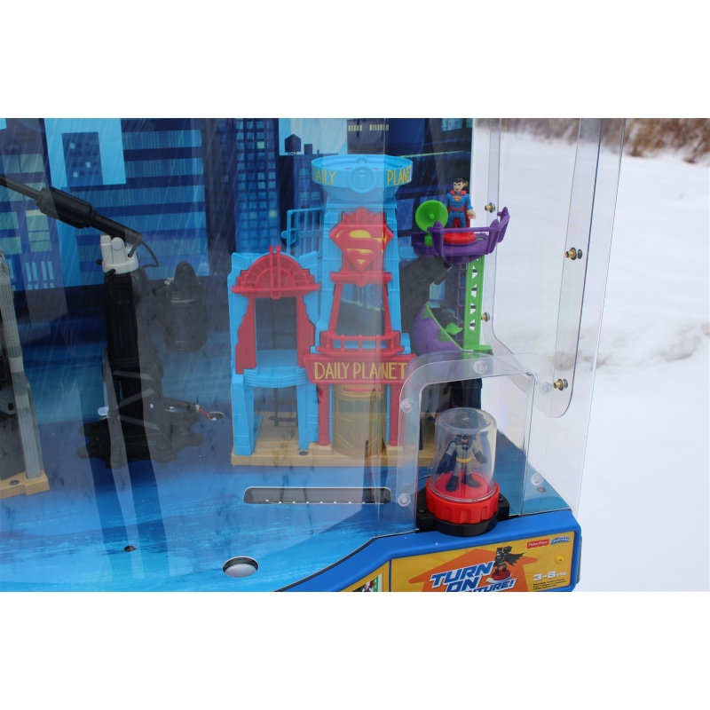  Fisher-Price Imaginext DC Super Friends Super Hero Flight City Display -Deposit