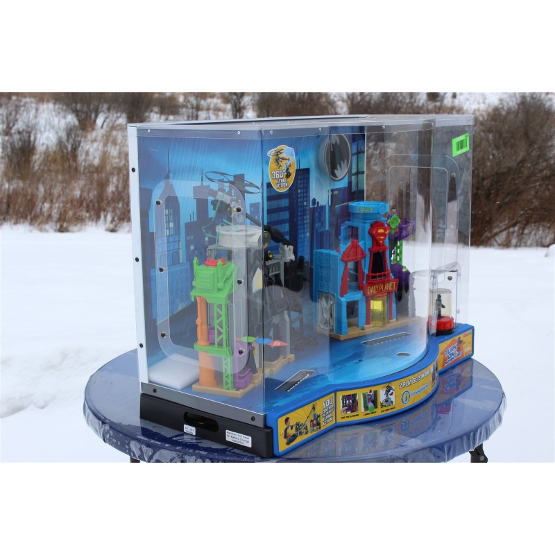  Fisher-Price Imaginext DC Super Friends Super Hero Flight City Display -Deposit