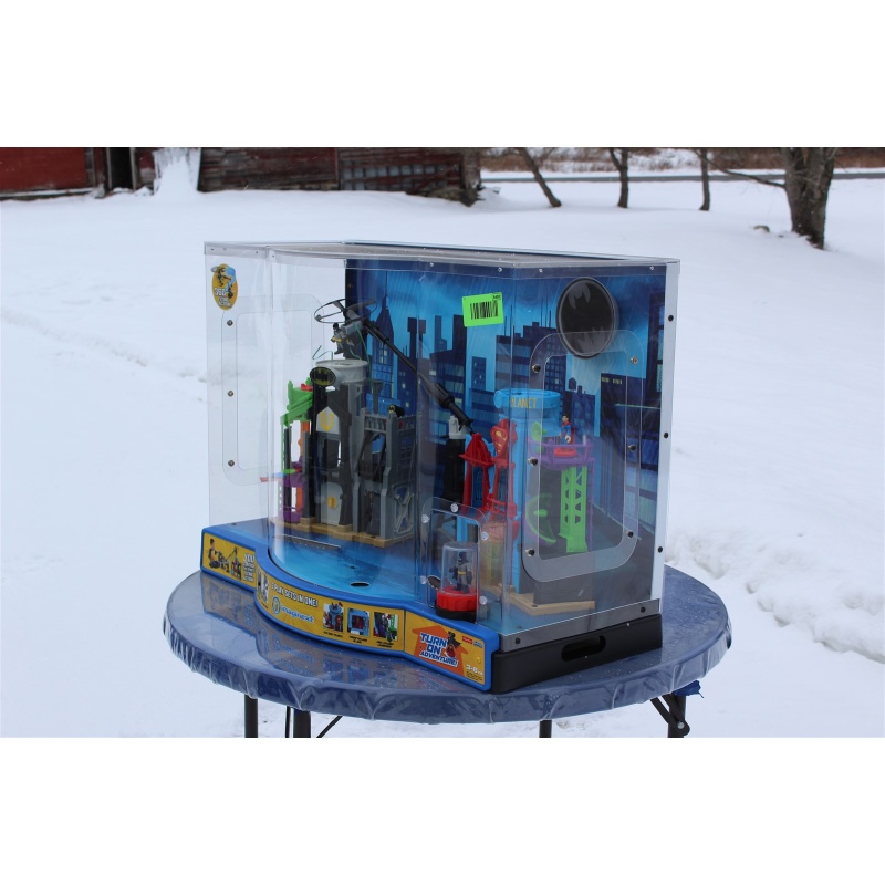  Fisher-Price Imaginext DC Super Friends Super Hero Flight City Display -Deposit