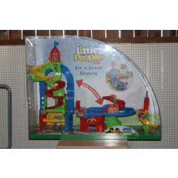  Fisher-Price Little People Sit n Stand Skyway Store Display