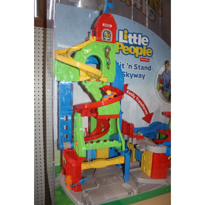  Fisher-Price Little People Sit n Stand Skyway Store Display