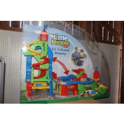  Fisher-Price Little People Sit n Stand Skyway Store Display