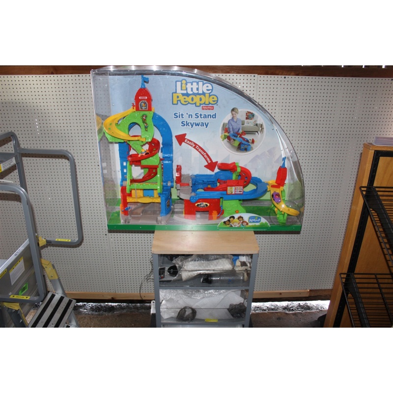  Fisher-Price Little People Sit n Stand Skyway Store Display