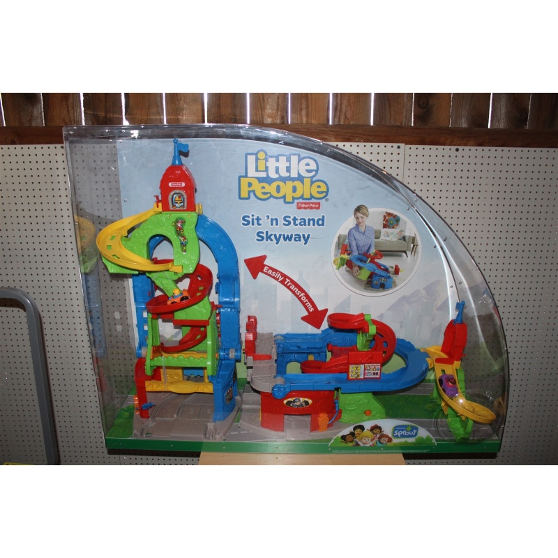  Fisher-Price Little People Sit n Stand Skyway Store Display