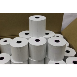 Thermal Receipt Paper Roll, 3-1/8" (80mm) x 292-Feet, 50 Count, White