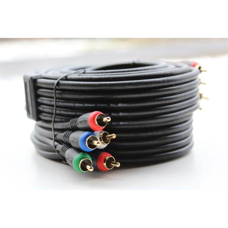 24K Gold Plated 12 Python Digital Audio Link HDTV High Resolution RCA Cable