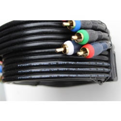 24K Gold Plated 12 Python Digital Audio Link HDTV High Resolution RCA Cable