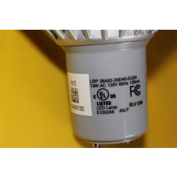 CREE Lighting LRP-38A92-20D40-GU24 12W LED PAR38 GU24 Base, 600 lumens 20 Degree